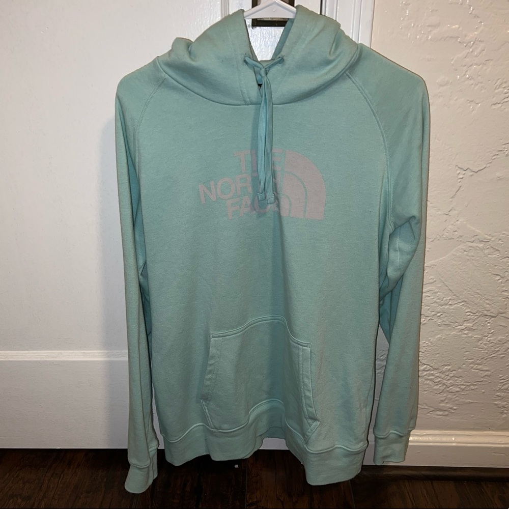 Mint Green North Face Hoodie